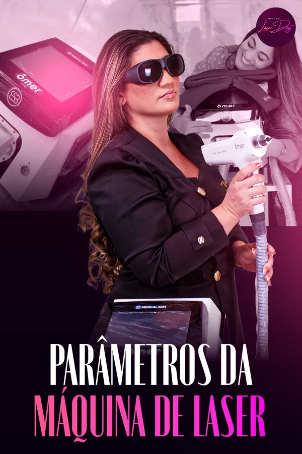 Módulo Parâmetros da máquina de laser